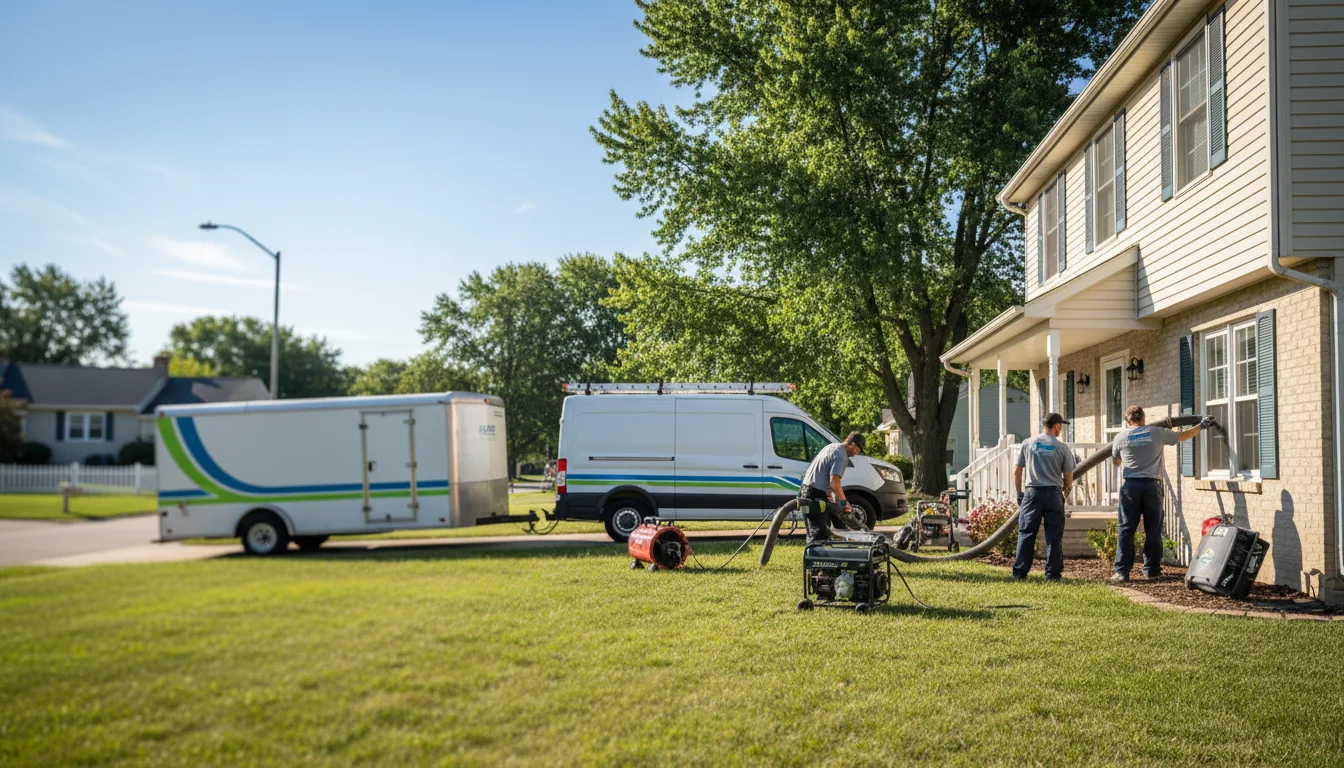 Flooded Basement Restoration And Cleanup With Repair in Coopersville, MI near me